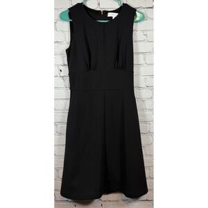 Lark & Ro Black Sleeveless Fit &‎ Flare Dress Career Party Size 4